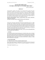 Tài liệu RANH GIỚI NHÒE GIỮA VĂN HỌC LÃNG MẠN VÀ VĂN HỌC HIỆN THỰC docx