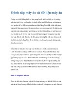 Tài liệu Đánh cắp máy ảo và dữ liệu máy ảo doc