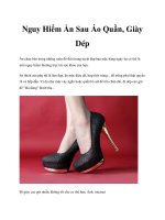 Tài liệu Nguy Hiểm Ẩn Sau Áo Quần, Giày Dép pot