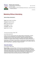 marketing without advertising