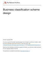 Tài liệu Business classification scheme design pptx
