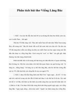 Tài liệu Phân tích bài thơ Viếng Lăng Bác pdf