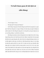 Tài liệu Tả buổi tham quan di tích lịch sử (đền Hùng) pptx