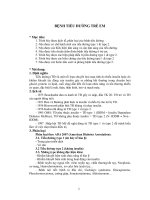 Tài liệu BỆNH TIỂU ĐƯỜNG TRẺ EM doc