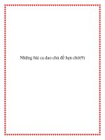 Tài liệu Những bài ca dao chủ đề phong tục hẹn chờ ppt