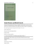 Tài liệu Greek Women Women In All Ages and In All Countries, Vol. l (of 10) potx