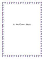 Tài liệu Những bài ca dao đề tài đa thê pdf