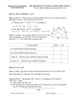 Tài liệu ĐỀ THI KHẢO SÁT CHẤT LƯỢNG MÔN TOÁN 9 - THCS Nghĩa Đông doc