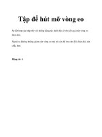 Tài liệu Tập để hút mỡ vòng eo pdf
