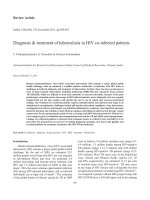 Tài liệu Diagnosis & treatment of tuberculosis in HIV co-infected patients pptx