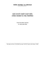 sản xuất chất giặt rửa công nghệ và thị trường
