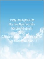 giới thiệu phương pháp chế tạo bao bì lon kim loại hai mảnh và ba mảnh