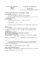 Tài liệu Đề Thi Tốt Nghiệp Toán 2013 - Phần 6 - Đề 2 ppt