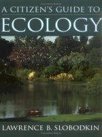 Tài liệu A Citizen''''s Guide to Ecology ppt