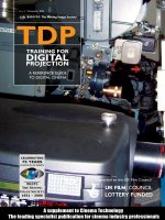 Tài liệu TDP TRAINING FOR DIGITAL PROJECTION A REFERENCE GUIDE TO DIGITAL CINEMA pdf