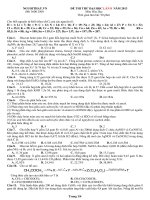 Tài liệu ĐỀ THI THỬ ĐẠI HỌC NĂM HỌC 2012-2013 MÔN HÓA docx