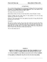 định hướng và các giải pháp phát triển công nghiệp vùng kinh tế trọng điểm bắc bộ thời kì 2000 - 2010