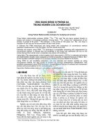 Tài liệu ỨNG DỤNG ĐỒNG VỊ PHÓNG XA TRONG NGHIÊN CỨU XÓI MÒN ĐẤT potx