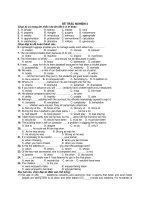 Tài liệu Đề Thi Thử Đại Học Khối A1, D Anh 2013 - Phần 3 - Đề 12 docx