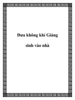 Tài liệu Đưa không khí Giáng sinh vào nhà potx