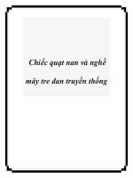 Tài liệu Chiếc quạt nan và nghề mây tre đan truyền thống doc