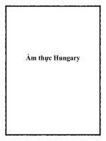 Tài liệu Ẩm thực Hungary pptx