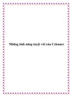 Tài liệu Những tính năng tuyệt vời của Ccleaner docx
