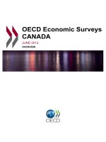 Tài liệu OECD Economic Surveys CANADA 2012 pdf