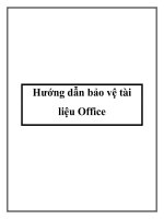 Tài liệu Hướng dẫn bảo vệ tài liệu Office docx