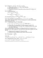Tài liệu Đề Thi Thử Đại Học Khối A, A1, B, D Toán 2013 - Phần 34 - Đề 11 pot