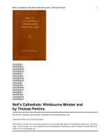Tài liệu Bell''''s Cathedrals: Wimbourne Minster and Christchurch docx