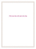 Tài liệu Chữa mụn nhọt, mẩn ngứa mùa nóng. potx