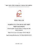 Nghiên cứu ứng dụng OTP trên thiết bị di động