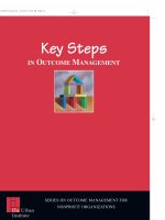 Tài liệu KEY STEPS IN OUTCOME MANAGEMENT ppt