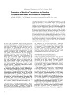 Tài liệu Báo cáo khoa học: 