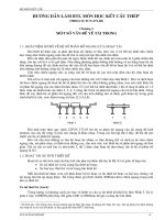 HƯỚNG DẪN ĐỒ ÁN KẾT CẤU THÉP THEO 22TCN272-05