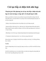 Tài liệu Cải tạo bếp có diện tích nhỏ hẹp pot