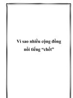 Tài liệu Vì sao nhiều cộng đồng nổi tiếng “chết” docx
