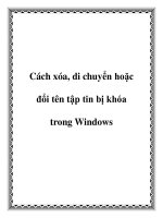 Tài liệu Cách xóa, di chuyển hoặc đổi tên tập tin bị khóa trong Windows potx