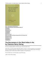 Tài liệu The Buccaneers in the West Indies in the XVII Century pdf