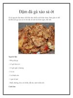 Tài liệu Đậm đà gà xào sả ớt pptx