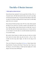 Tài liệu Tìm hiểu về Rocket Internet pptx