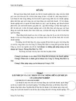 lợi nhuận và những giải pháp nâng cao lợi nhuận tại công ty thương mại dịch vụ- tsc