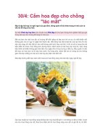 Tài liệu 30/4: Cắm hoa đẹp cho chồng 