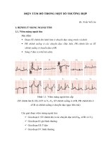 Tài liệu ĐIỆN TÂM ĐỒ TRONG MỘT SỐ TRưỜNG HỢP pdf
