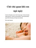 Tài liệu Chớ chủ quan khi con ngủ ngáy pptx