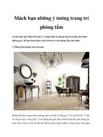Tài liệu Mách bạn những ý tưởng trang trí phòng tắm pptx