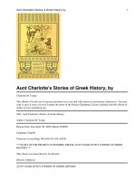 Tài liệu Aunt Charlotte''''s Stories of Greek History pptx