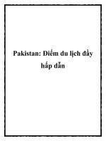 Tài liệu Pakistan: Điểm du lịch đầy hấp dẫn docx