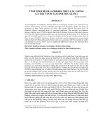 Tài liệu TÌNH HÌNH BỆNH GUMBORO TRÊN CÁC GIỐNG GÀ THẢ VƯỜN TẠI TỈNH HẬU GIANG ppt